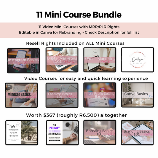 11 Mini Courses Bundle