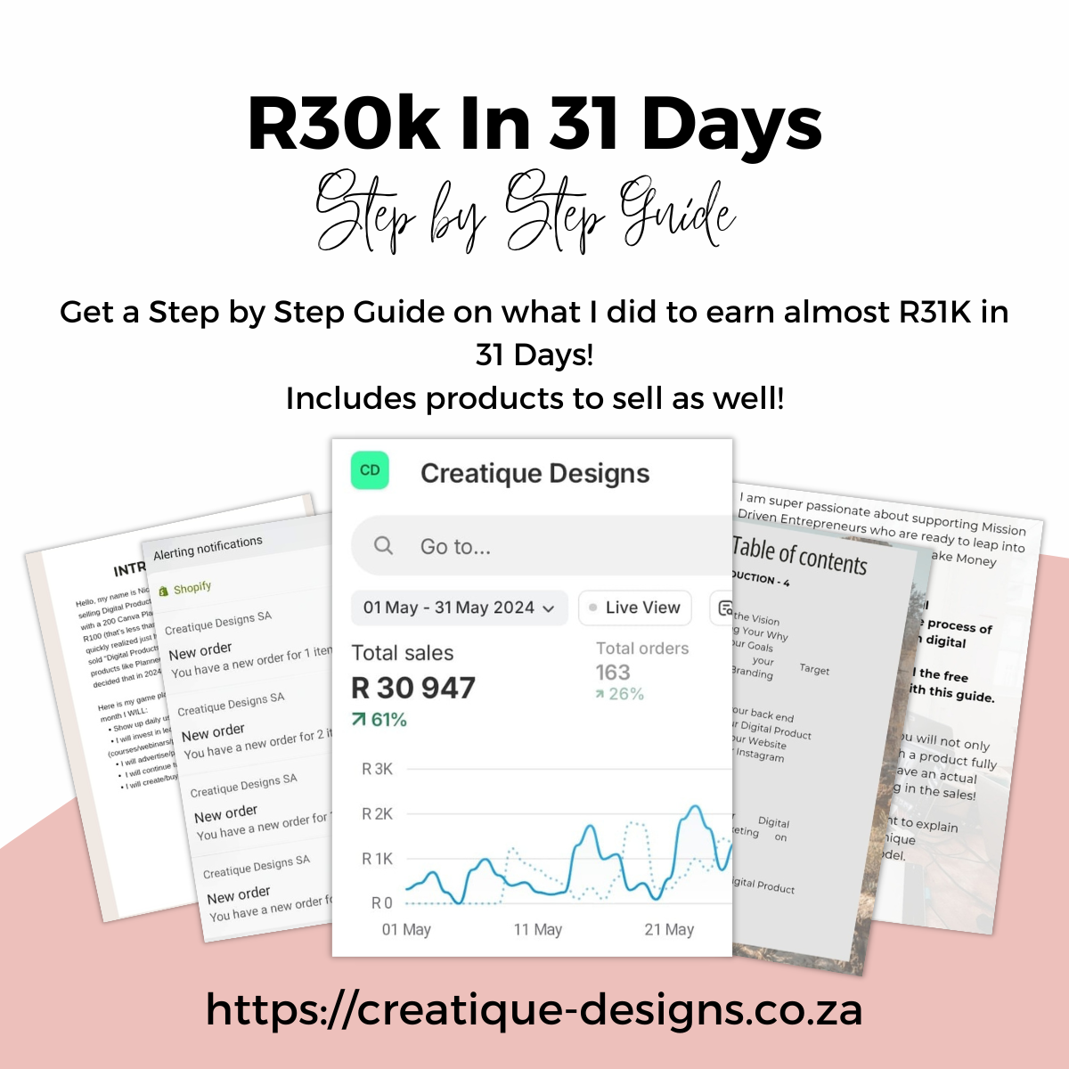 30k in 31 Days Step by Step Guide with Products