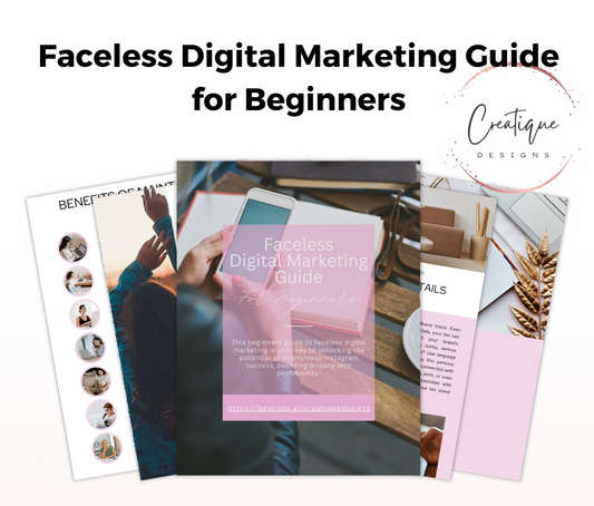 Faceless Digital Marketing Guide For Beginners