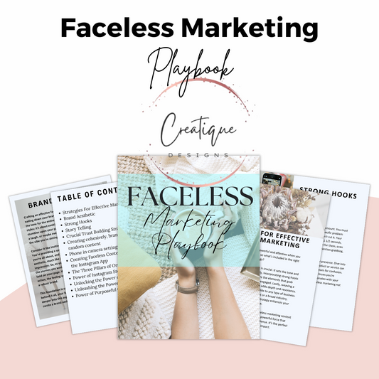 Faceless Marketing Playbook